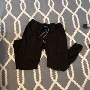 JAANNUU stub joggers with many pockets